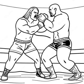 Page A Colorier Superstars Wwe En Action 28065-25488