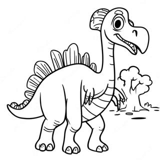 Page A Colorier Therizinosaurus 28084-25499