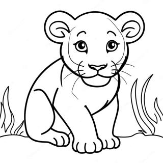 Page A Colorier Petit Lion 28094-25506