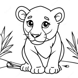 Page A Colorier Petit Lion 28094-25507