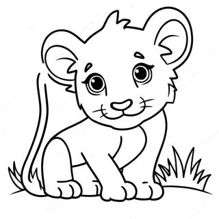 Page A Colorier Petit Lion 28094-25508