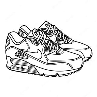 Page A Colorier De Chaussures Air Max Colorees 28105-25519