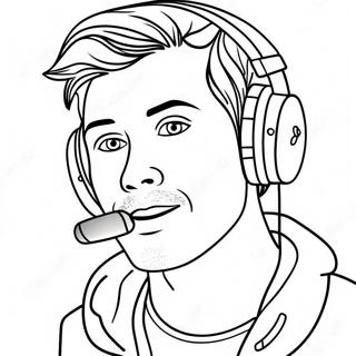 Page A Colorier Youtuber 28214-25603