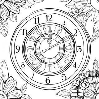 Horloge Pages À Colorier