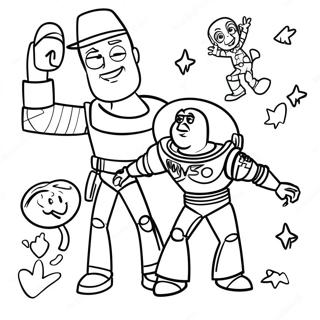 Page A Colorier Halloween Toy Story 28295-25660