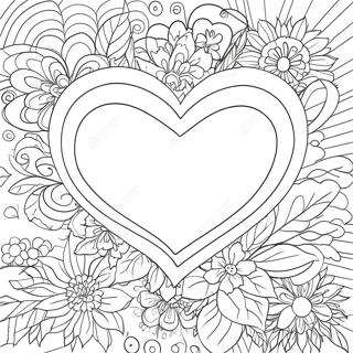 Page A Colorier Coeur De Saint Valentin 28325-25682