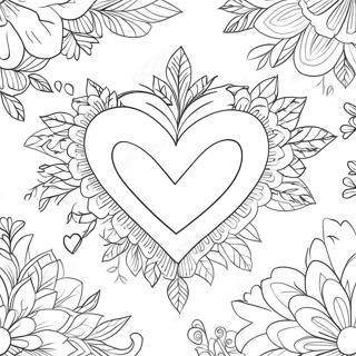 Page A Colorier Coeur De Saint Valentin 28325-25683