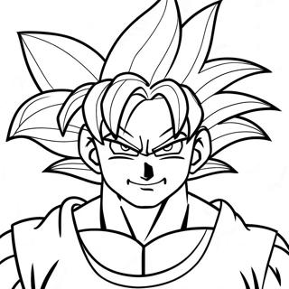 Page A Colorier De Goku Super Saiyan 4 28405-25746