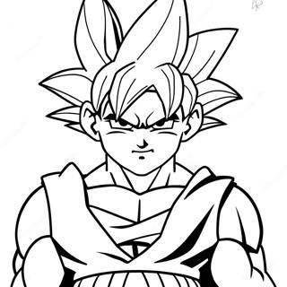 Page A Colorier De Goku Super Saiyan 4 28405-25748