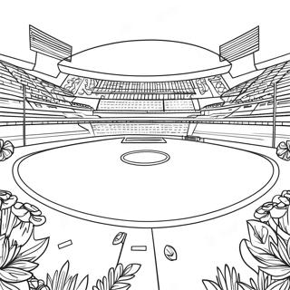 Page A Colorier De Terrain De Football 28415-25756