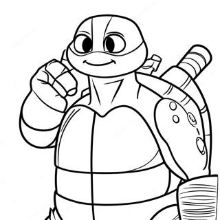 Tmnt 2012 Pages À Colorier