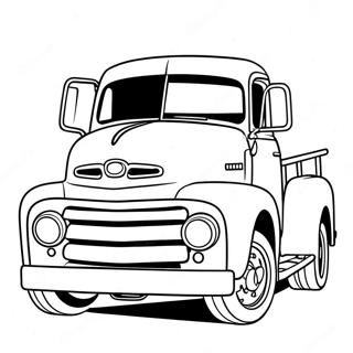 Page A Colorier Camion Classique 28525-25843