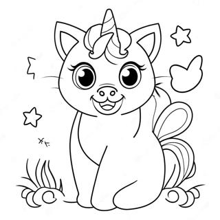 Page A Colorier Chaton Licorne 2858-2314