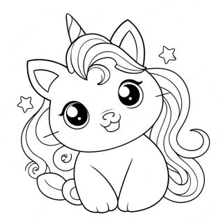 Page A Colorier Chaton Licorne 2858-2316