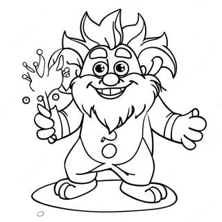 Page A Colorier Heat Miser Avec Boules De Neige 28667-25950