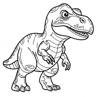 Page A Colorier T Rex 2868-2322