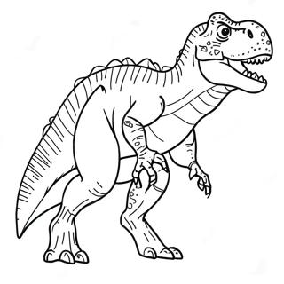 Page A Colorier T Rex 2868-2323