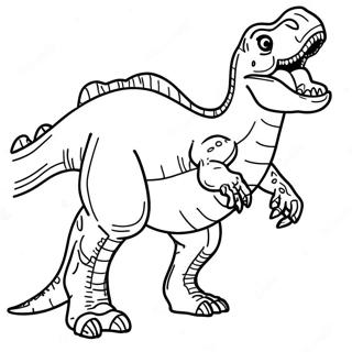 Page A Colorier T Rex 2868-2324