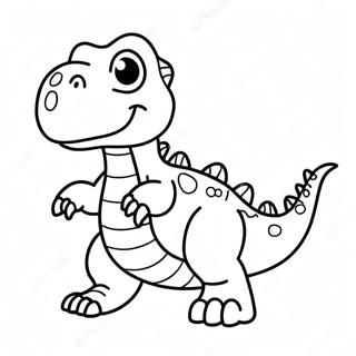 Page A Colorier Bebe T Rex Mignon 2869-2325