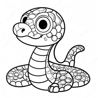 Page A Colorier Un Adorable Bebe Python 28737-26005