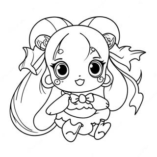 Page A Colorier La Transformation Magique De Precure 28747-26014