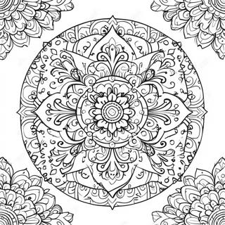 Page A Colorier Mandala De Pleine Conscience 28787-26046