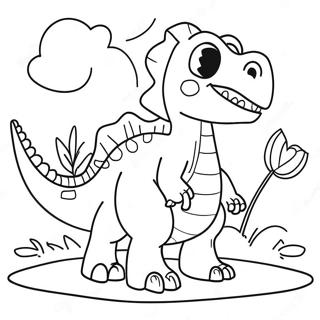 Page A Colorier De Dinosaures Pour La Saint Valentin 28796-26052