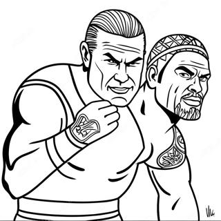 Page A Colorier Des Superstars De La Wwe En Action 28827-26077