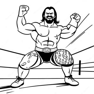 Page A Colorier Des Superstars De La Wwe En Action 28827-26079