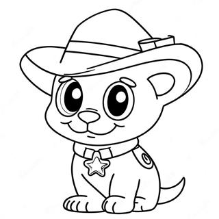 Page A Colorier De Sheriff Callie 28846-26091