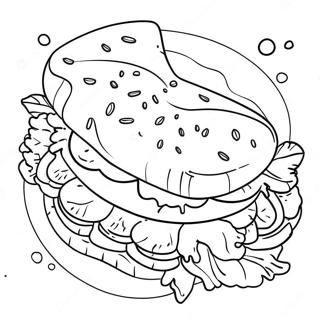 Page A Colorier De Sandwich 28906-26139