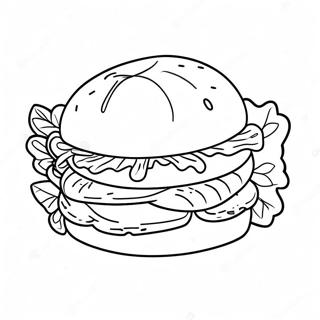 Page A Colorier De Sandwich 28906-26140