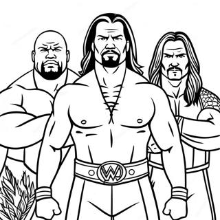 Page A Colorier Des Superstars De La Wwe En Action 28967-26189