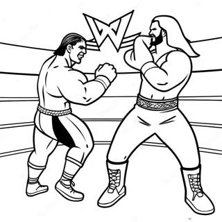 Page A Colorier Des Superstars De La Wwe En Action 28967-26190