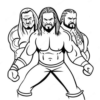 Page A Colorier Des Superstars De La Wwe En Action 28967-26192