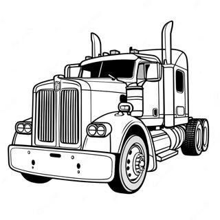 Page A Colorier De Camion Kenworth Classique 28977-26200