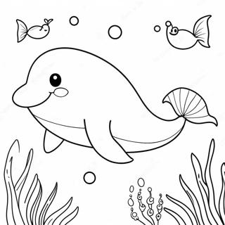 Page A Colorier De Baleine Mignonne 28986-26204