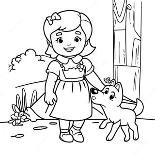 Page A Colorier De Laventure De Dorothy Et Toto 2899-2352