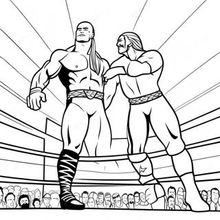 Page A Colorier Des Superstars Wwe En Action 29027-26239