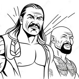 Page A Colorier Des Superstars Wwe En Action 29027-26240