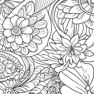 Page A Colorier Motifs Satin Doux 29047-26256