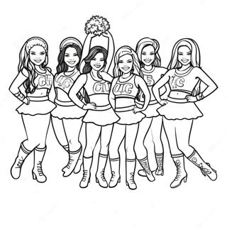 Page A Colorier Des Pom Pom Girls Des Indianapolis Colts 29067-26269