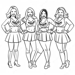 Page A Colorier Des Pom Pom Girls Des Indianapolis Colts 29067-26271