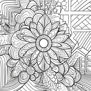 Page A Colorier Dillusion Doptique Geometrique 3d 2909-2360