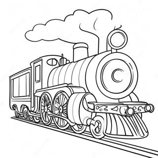 Page A Colorier De Train De Noel 29106-26298