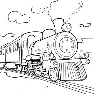 Page A Colorier De Train De Noel 29106-26299