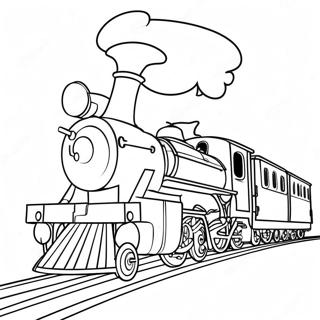 Page A Colorier De Train De Noel 29106-26300