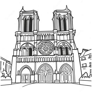 Notre Dame Pages À Colorier