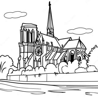 Page A Colorier De La Cathedrale Notre Dame 29137-26328