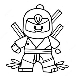 Page A Colorier De Nya Ninjago En Action 29147-26333